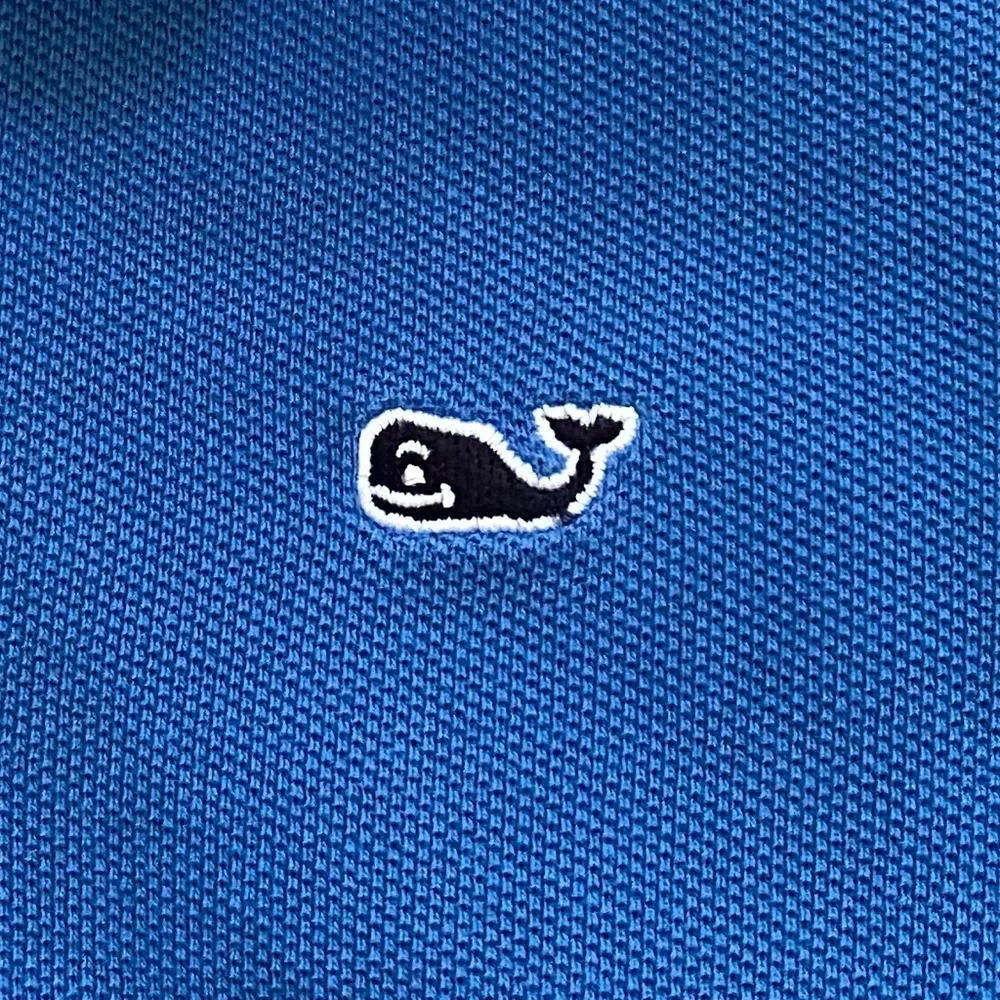 Vineyard Vines Boys’ Sz 5‎ Blue Mesh Knit Polo